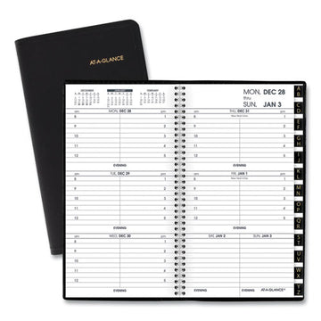 AT-A-GLANCE® Compact Weekly Appointment Book, 6.25 X 3.25, Black Cover, 12-month (jan To Dec): 2022 freeshipping - TVN Wholesale